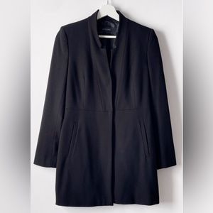 Zara Inverted Lapel Frock Coat - Size S